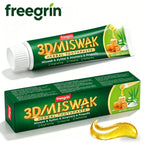 Photo of a natural whitening toothpaste, oral care.